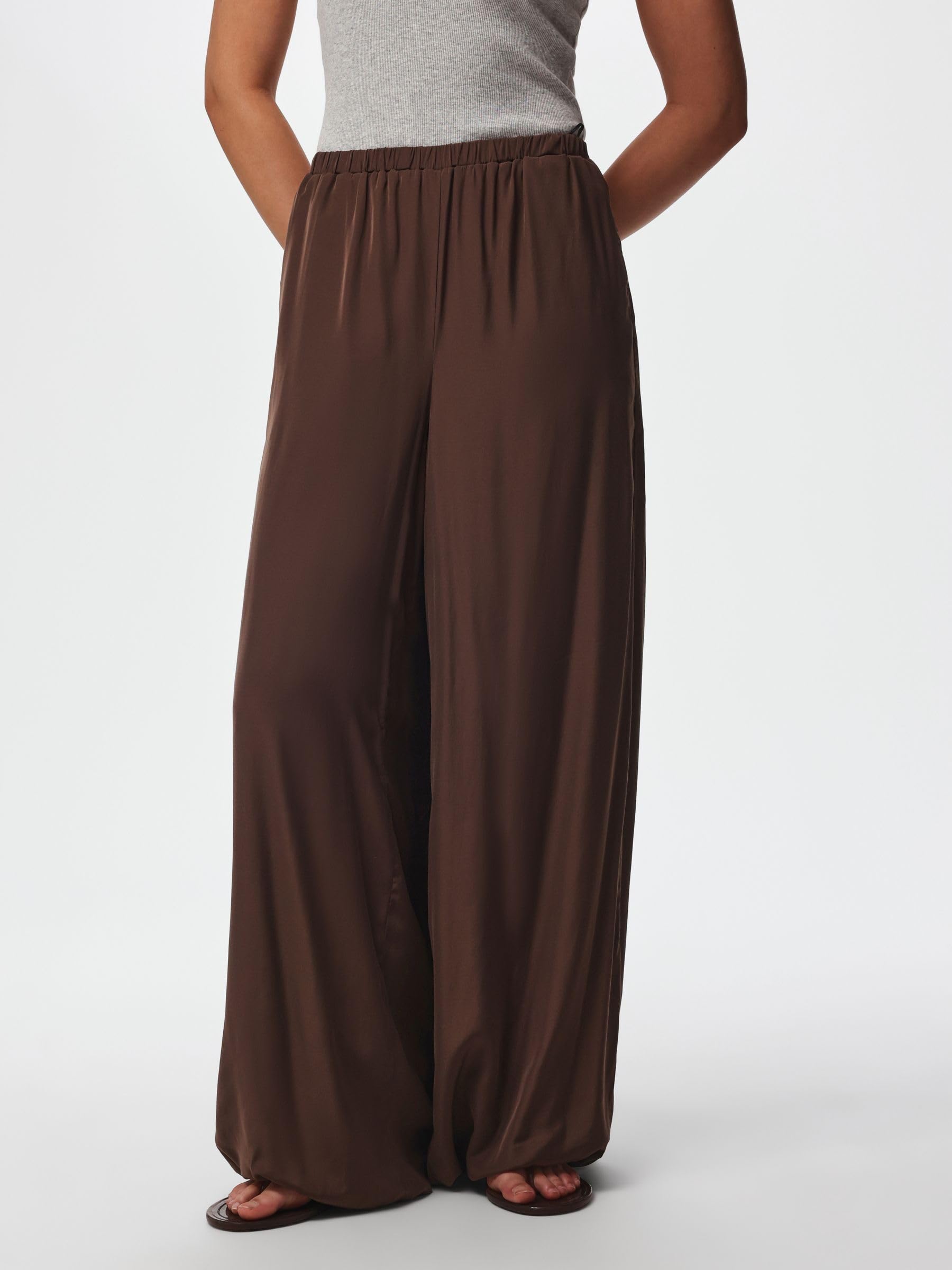Pieces Pcjilia MW Balloon Pants Wvn D2D pantaloni taglia M vita media