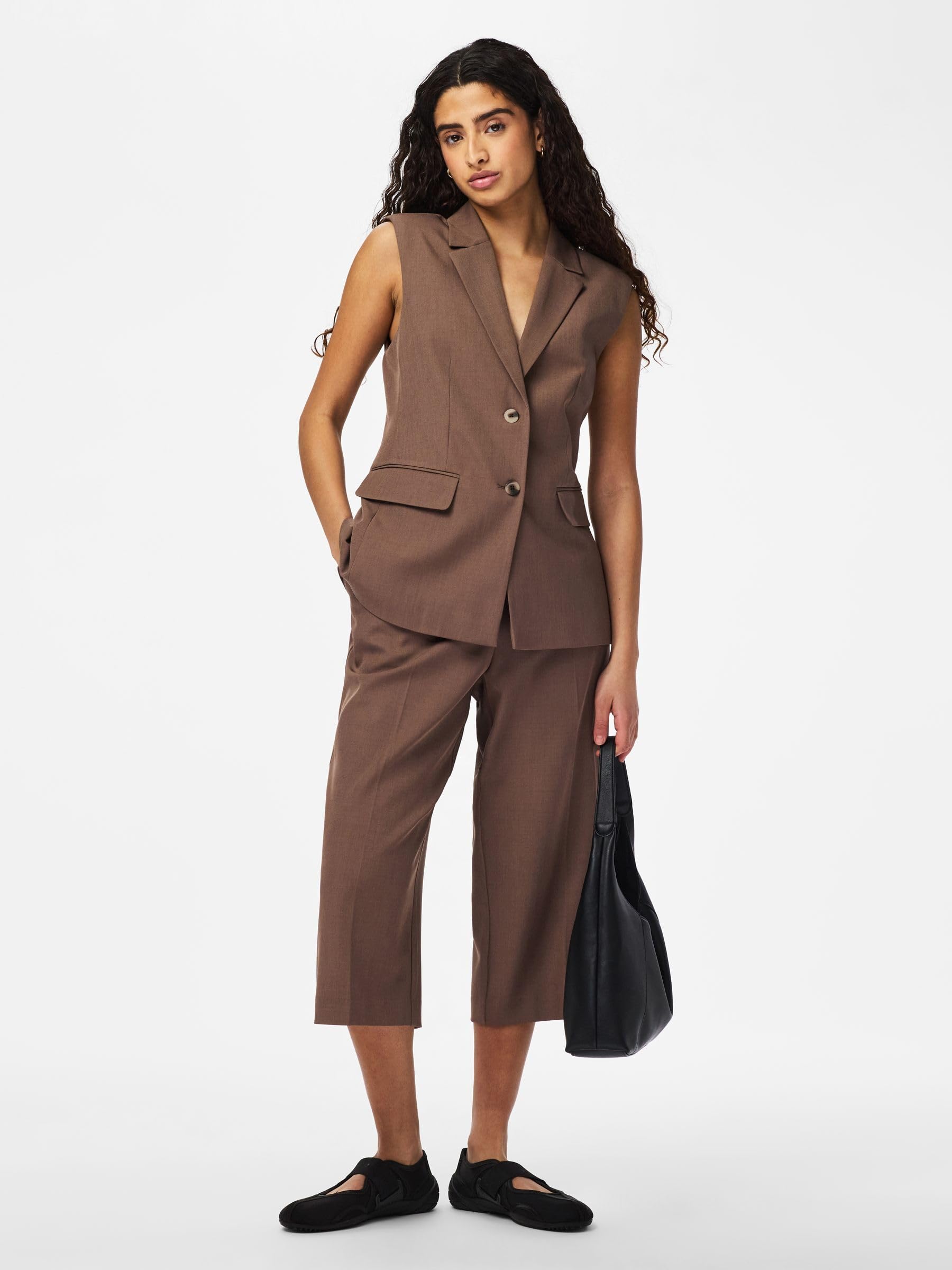 Pieces Pcblossom SL gilet blazer donna senza maniche