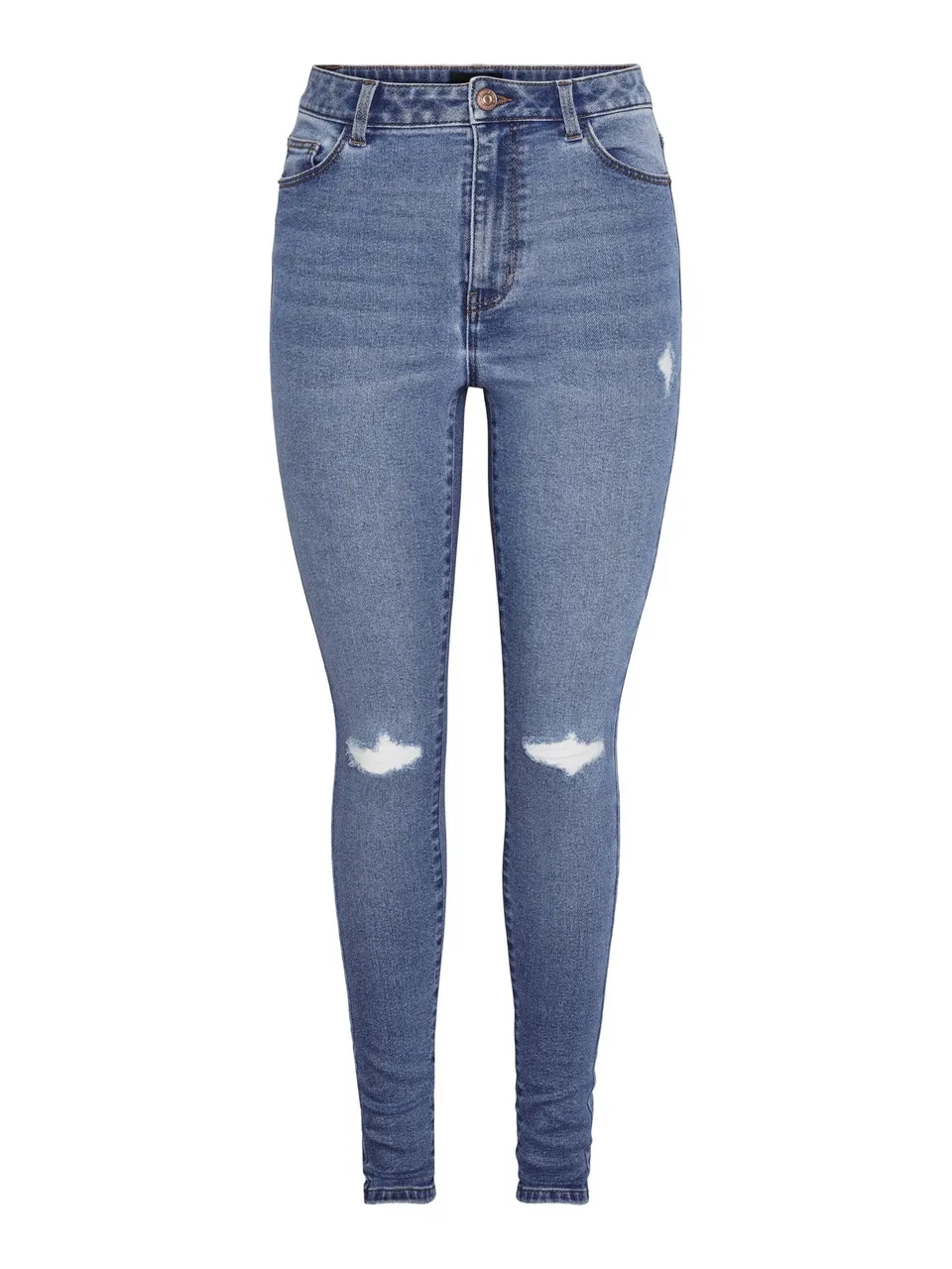 PIECES Pcdana HW Dest Skinny Jeans Mb402 Noos jeans L vita alta