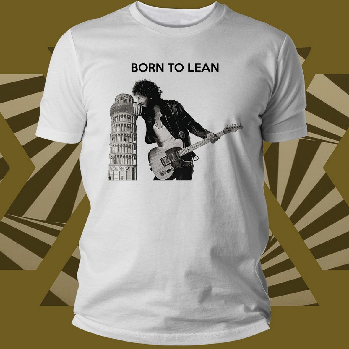 Matrix Music Store Touristic-Tee Pisa Born To Lean t-shirt unisex cotone