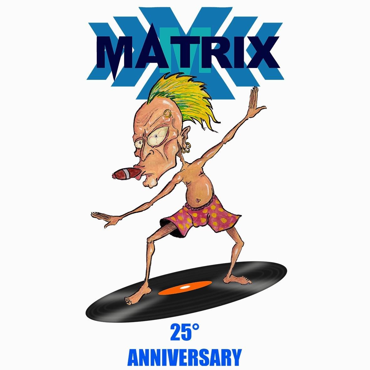 Negatroni Surfin LP 25th Anniversary t-shirt unisex