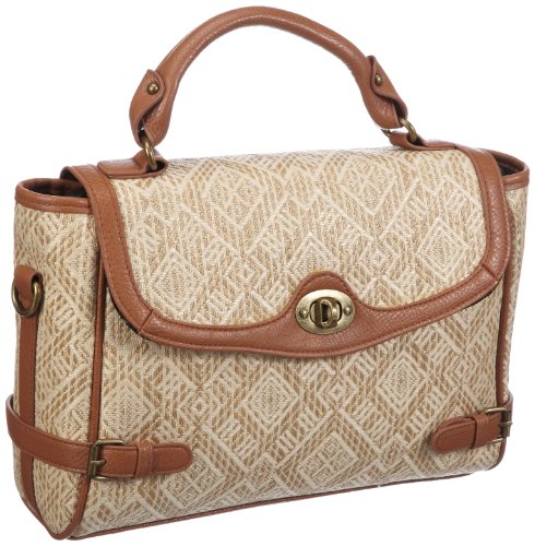 Pieces Giselle Bag 17045975 borsa tracolla cognac 33x25x11 cm similpelle