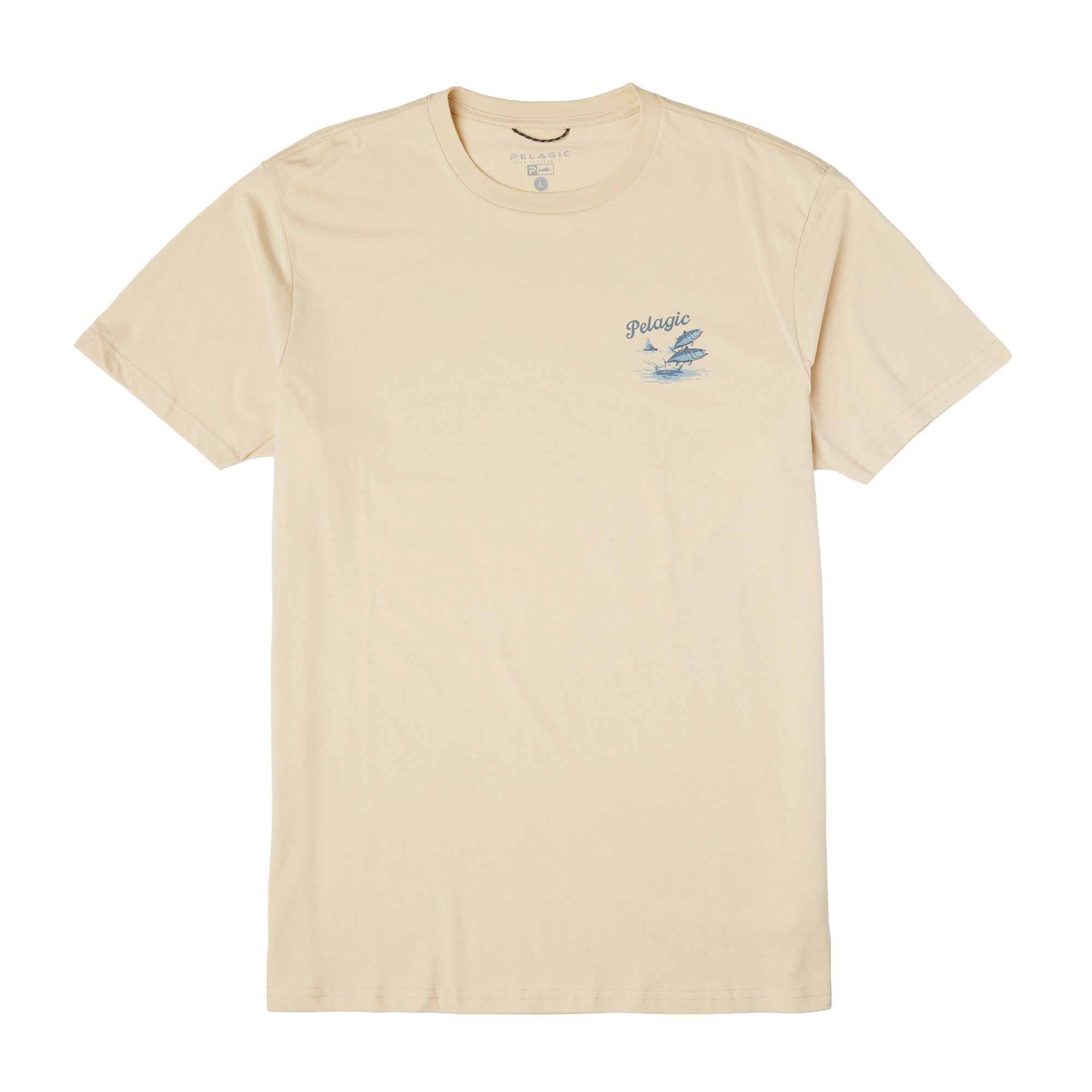 Pelagic Jumpers maglietta uomo sand cotone bio