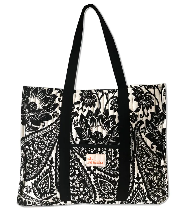 el.residu Rani #7 borsa cotone nera