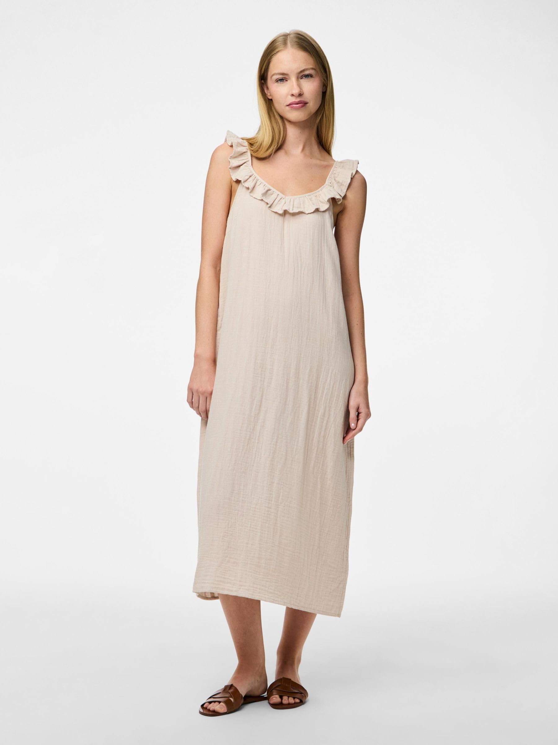 PIECES Pcsastina SL Midi abito donna M uso quotidiano