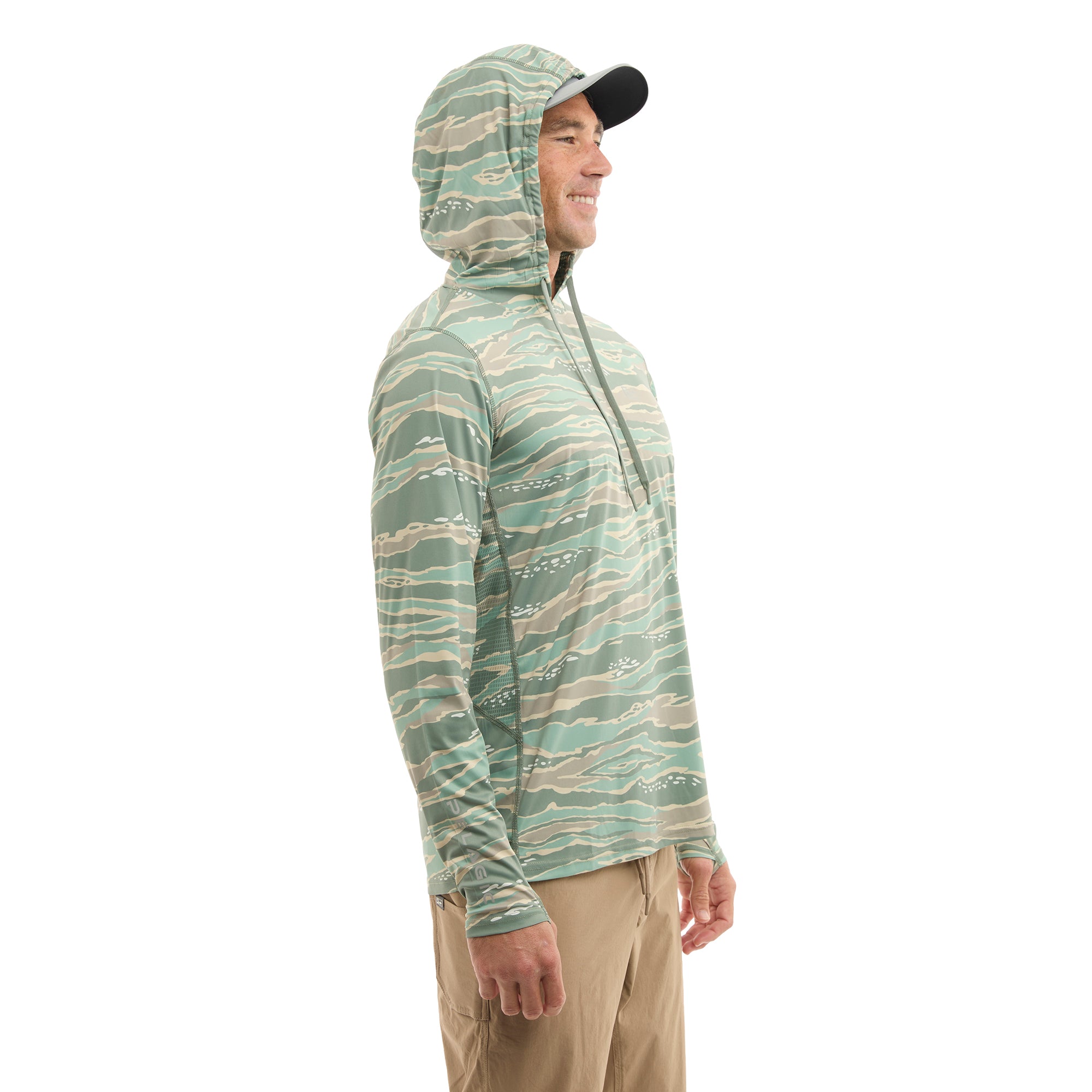 Pelagic Vaportek maglia pesca uomo mangrove UPF 50+
