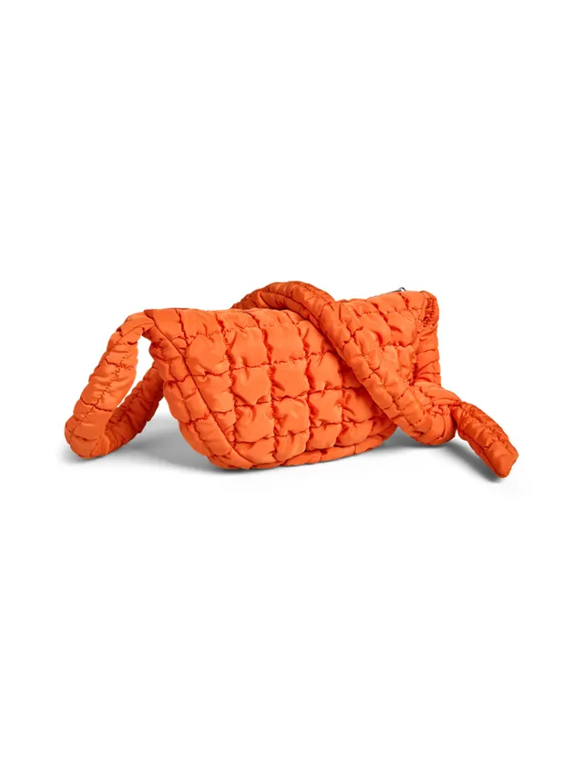 Pieces Pcamanda Knot Padded Bumbag marsupio donna arancione