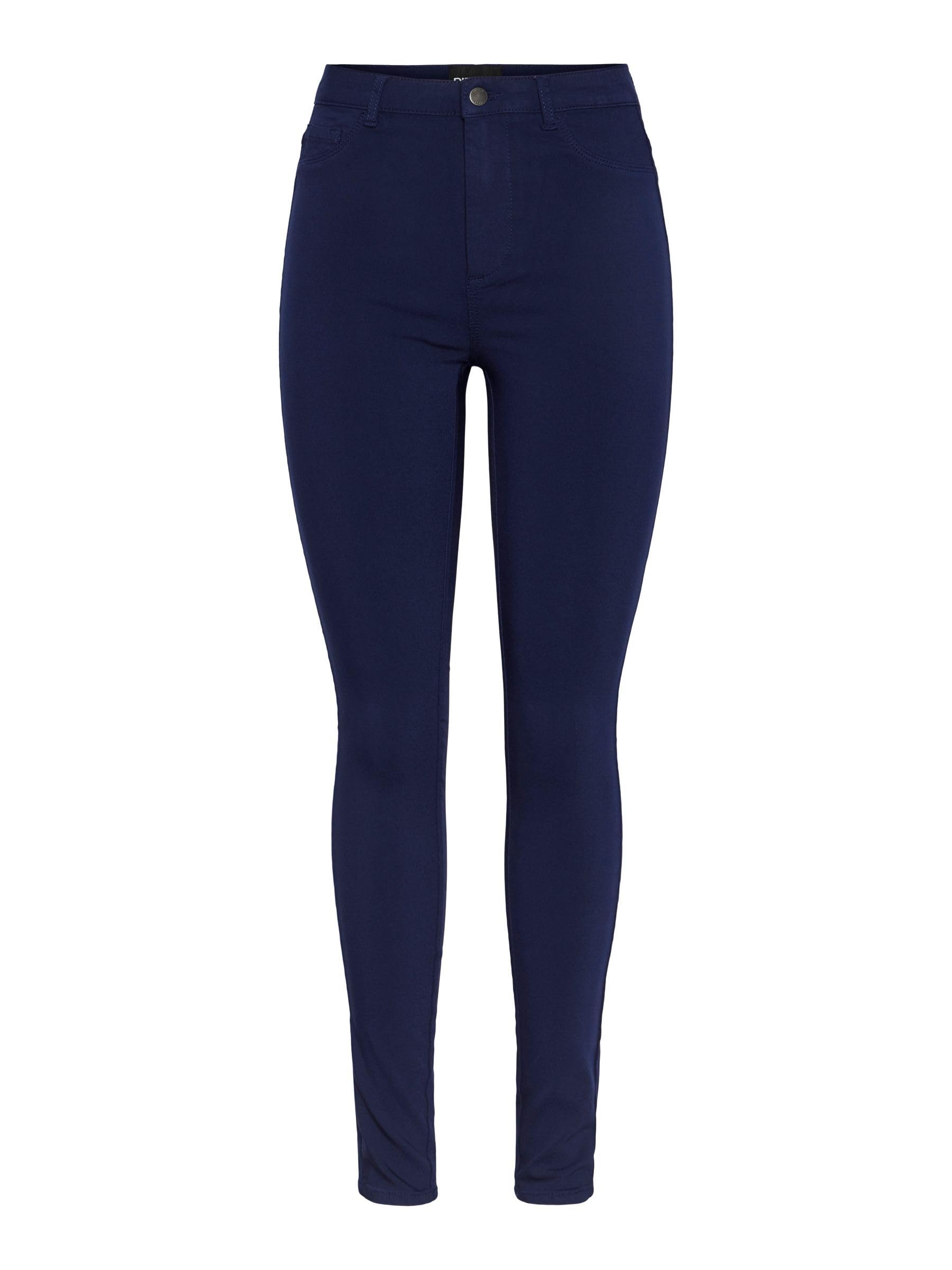 Pieces & Peace Pchighskin HW jeggings donna vita alta