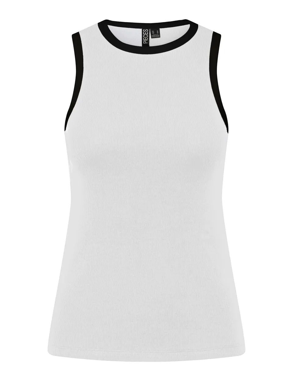Pieces Pcmay canotta bianca XS stile boxer