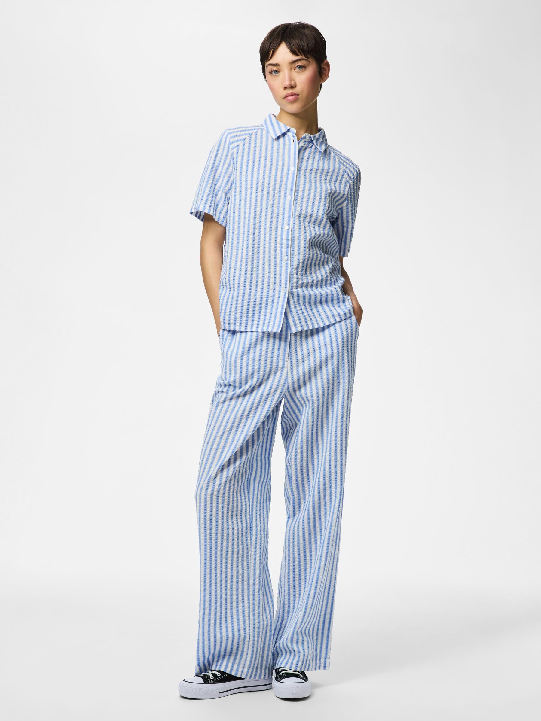 Pieces Pcstinna HW Pants Wvn Noos BC pantaloni donna taglia M