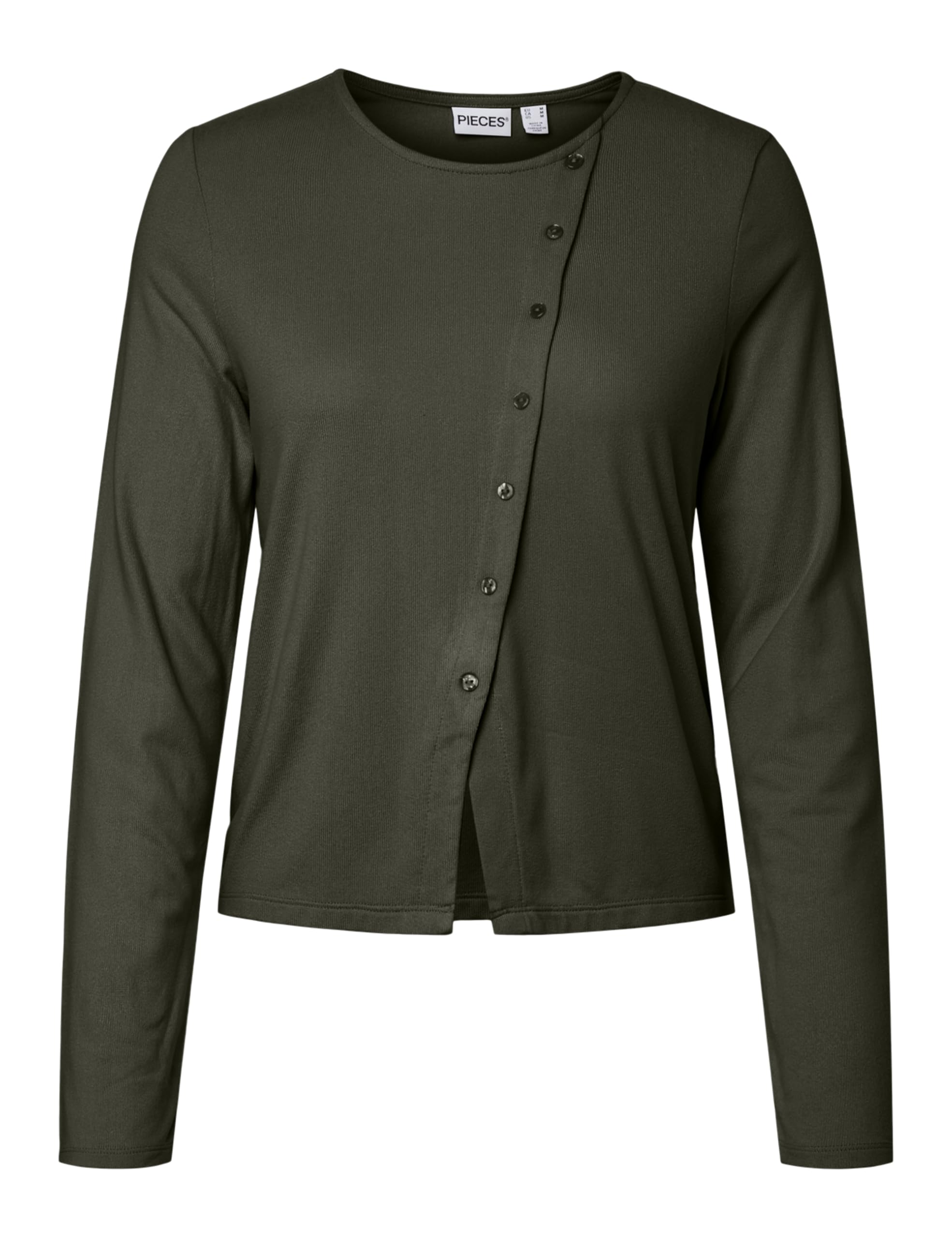 Pieces Pcbria LS Asymmetric Top top donna asimmetrico M