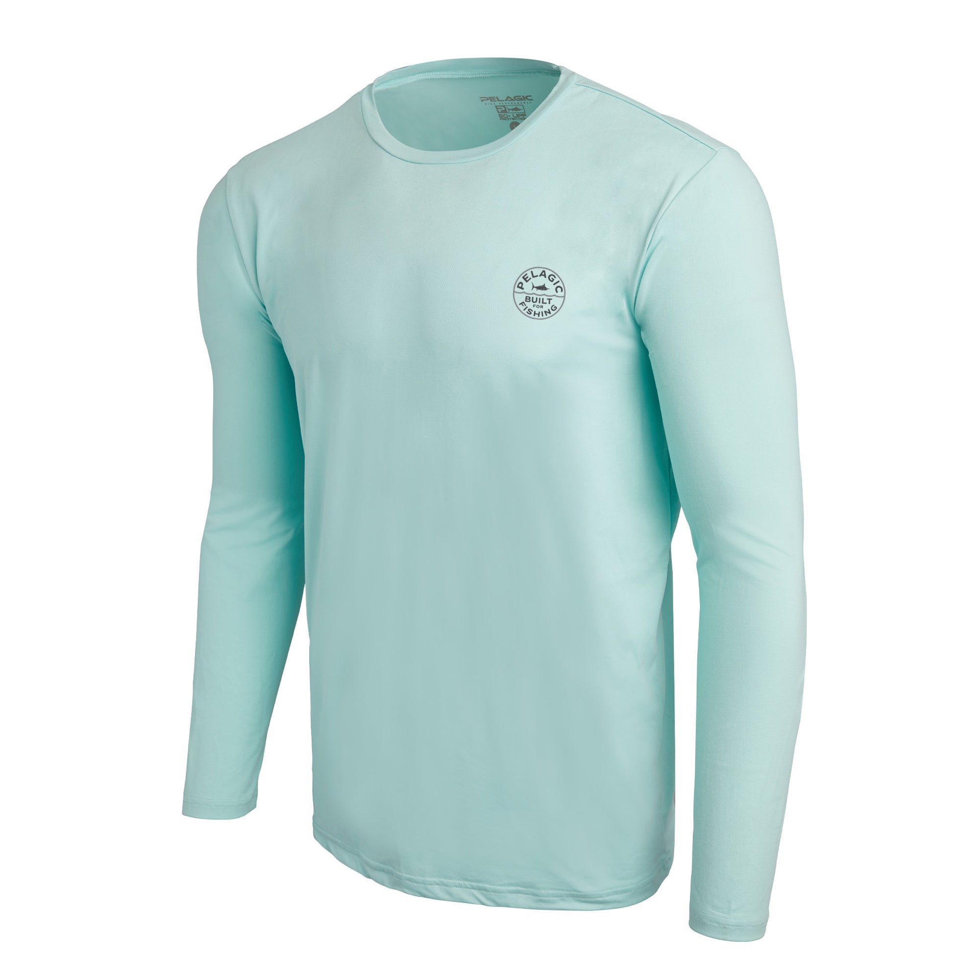 Pelagic Freespool Built maglia turchese manica lunga