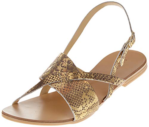 Pieces Psjoyce Leather sandali animalier donna