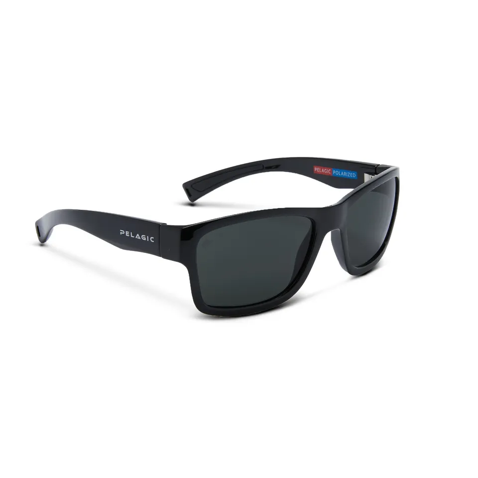 Pelagic Ballyhoo Occhiali Pesca Nero Grigio Vetro