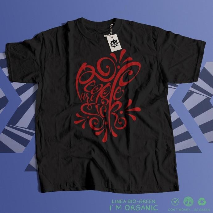 Matrix Music Store M4U People Are Sick t-shirt unisex cotone