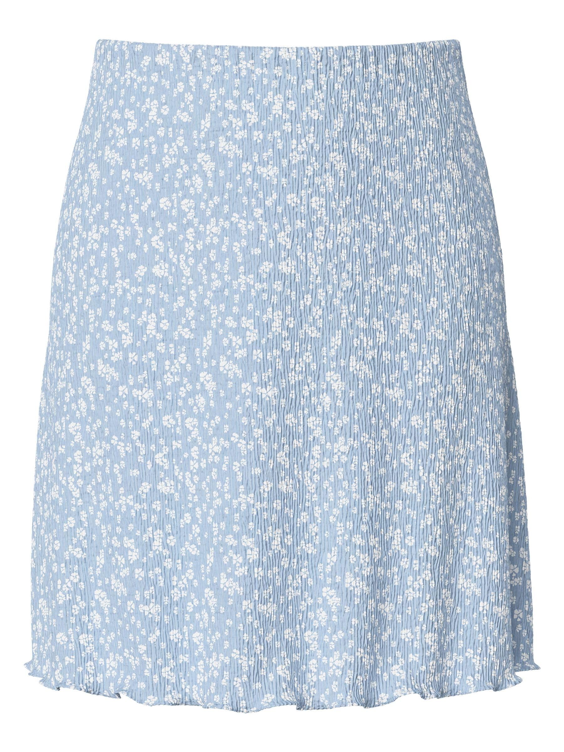 PIECES Pcflora HW Short gonna blu XS vestibilità comoda