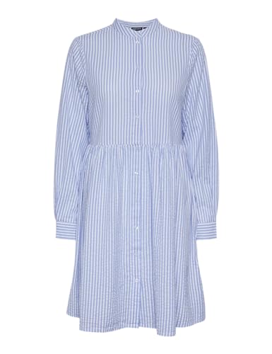 Pieces Pcsally Seersucker abito camicia donna