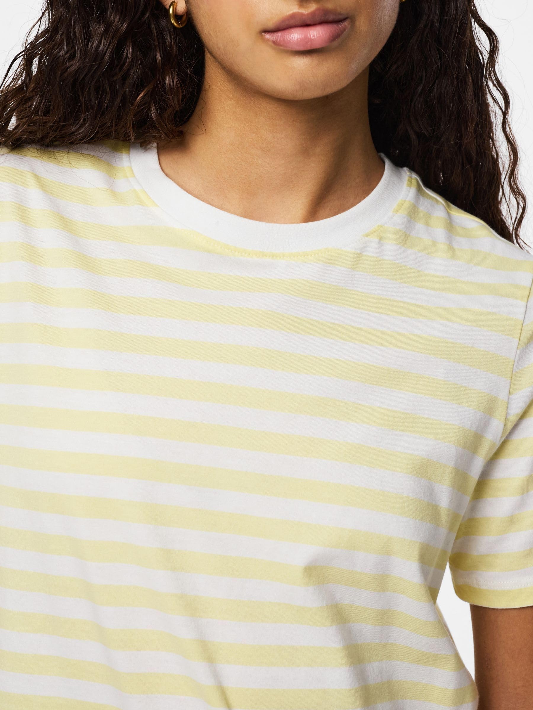 Pieces Pcria SS Tee Stripes Jrs Noos BC maglietta XL a righe
