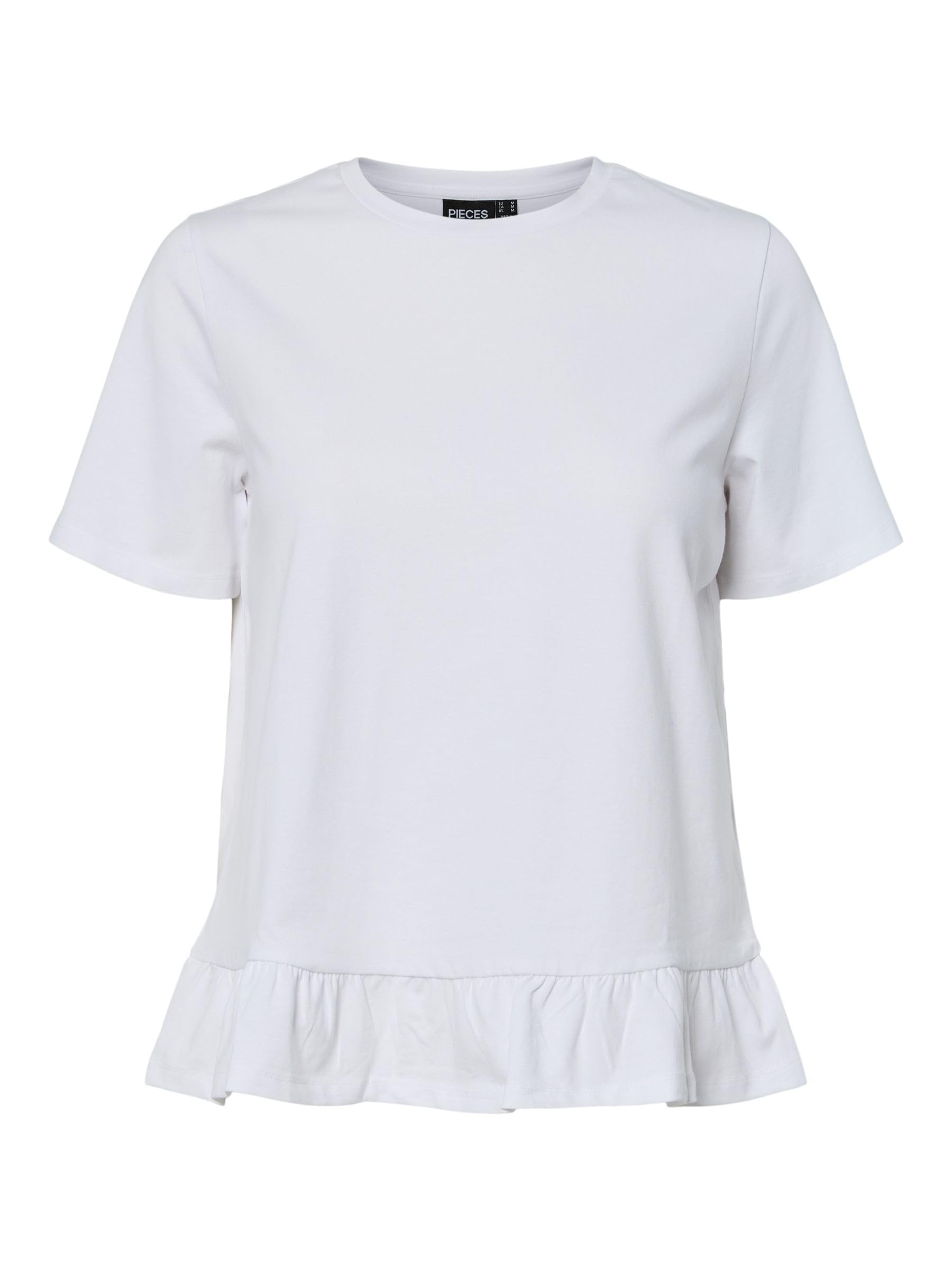Pieces Pcdisso Top Donna Girocollo Maniche Corte