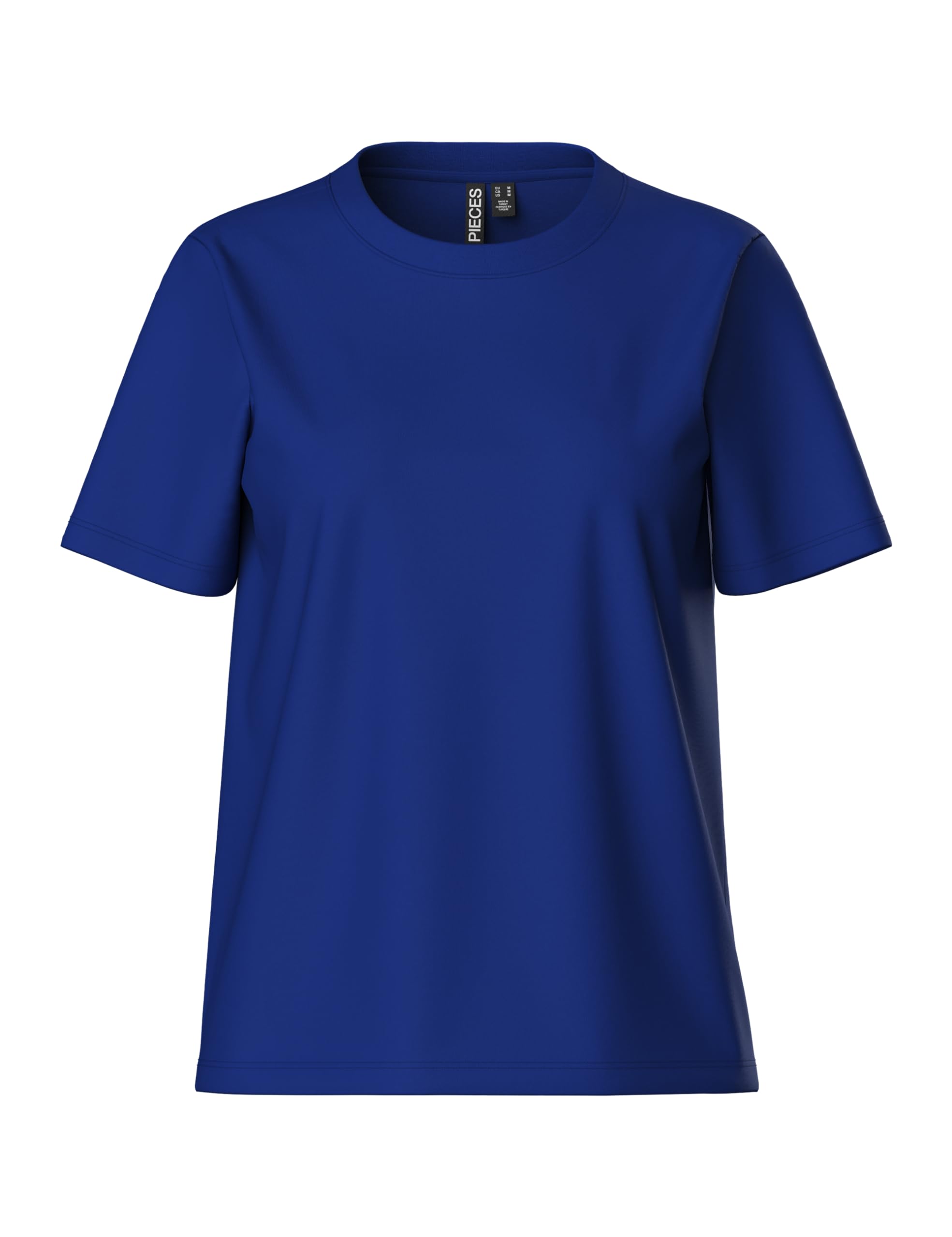 Pieces Pcria Cotton t-shirt donna XL nera in cotone bio