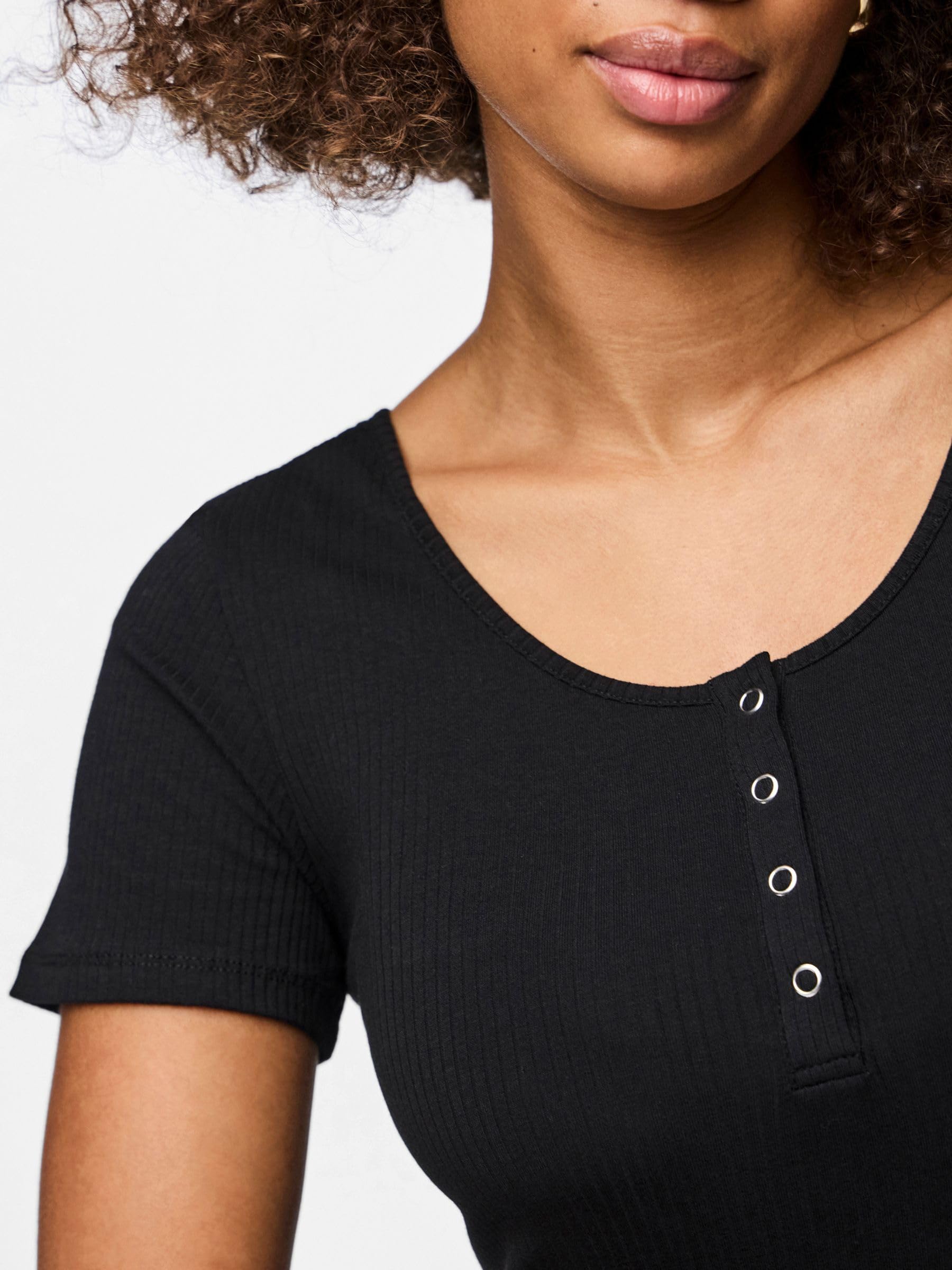 Pieces PCKITTE maglietta donna manica corta cotone
