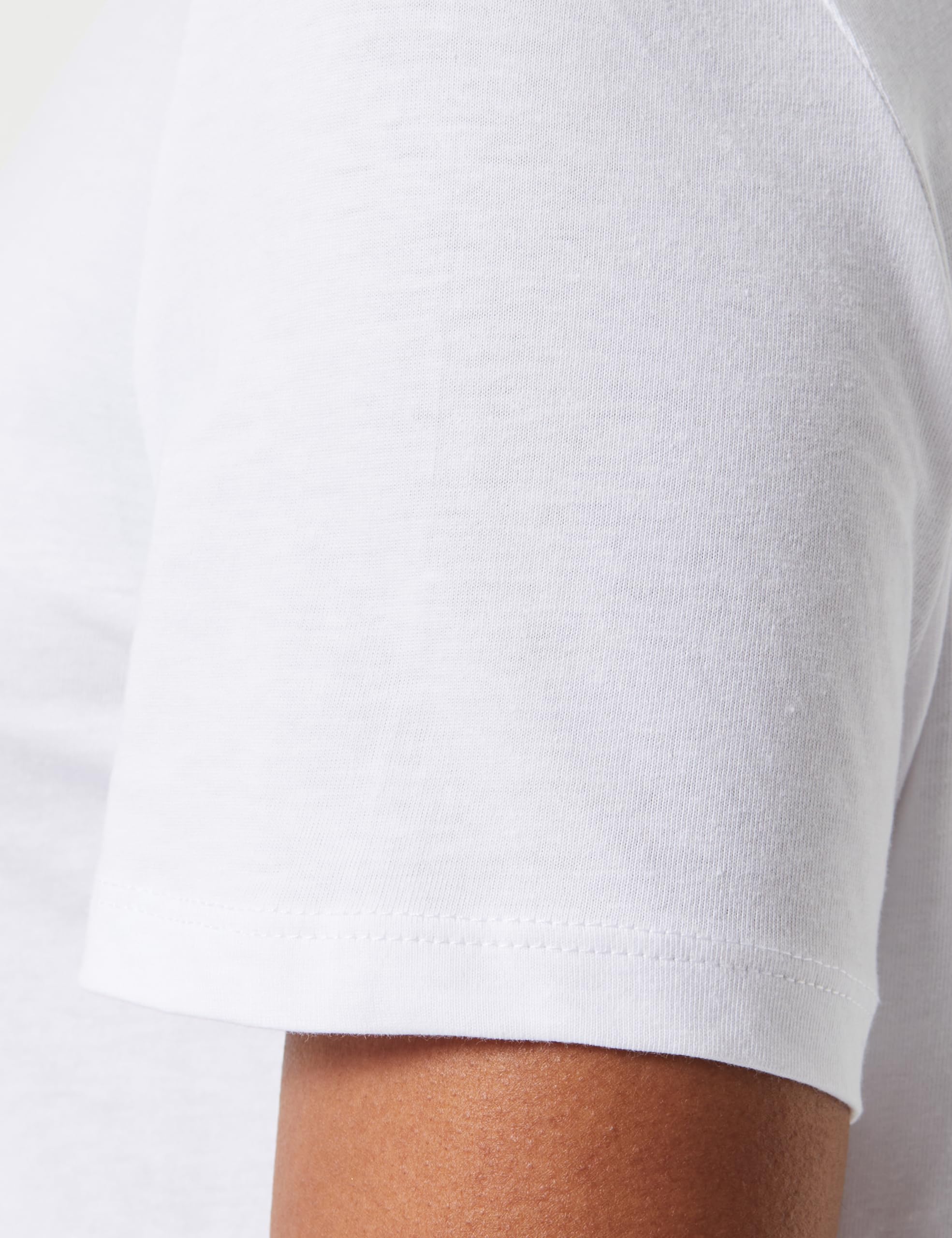 Pieces Pcfria SS Embroidery Tee t-shirt bianco No Worries