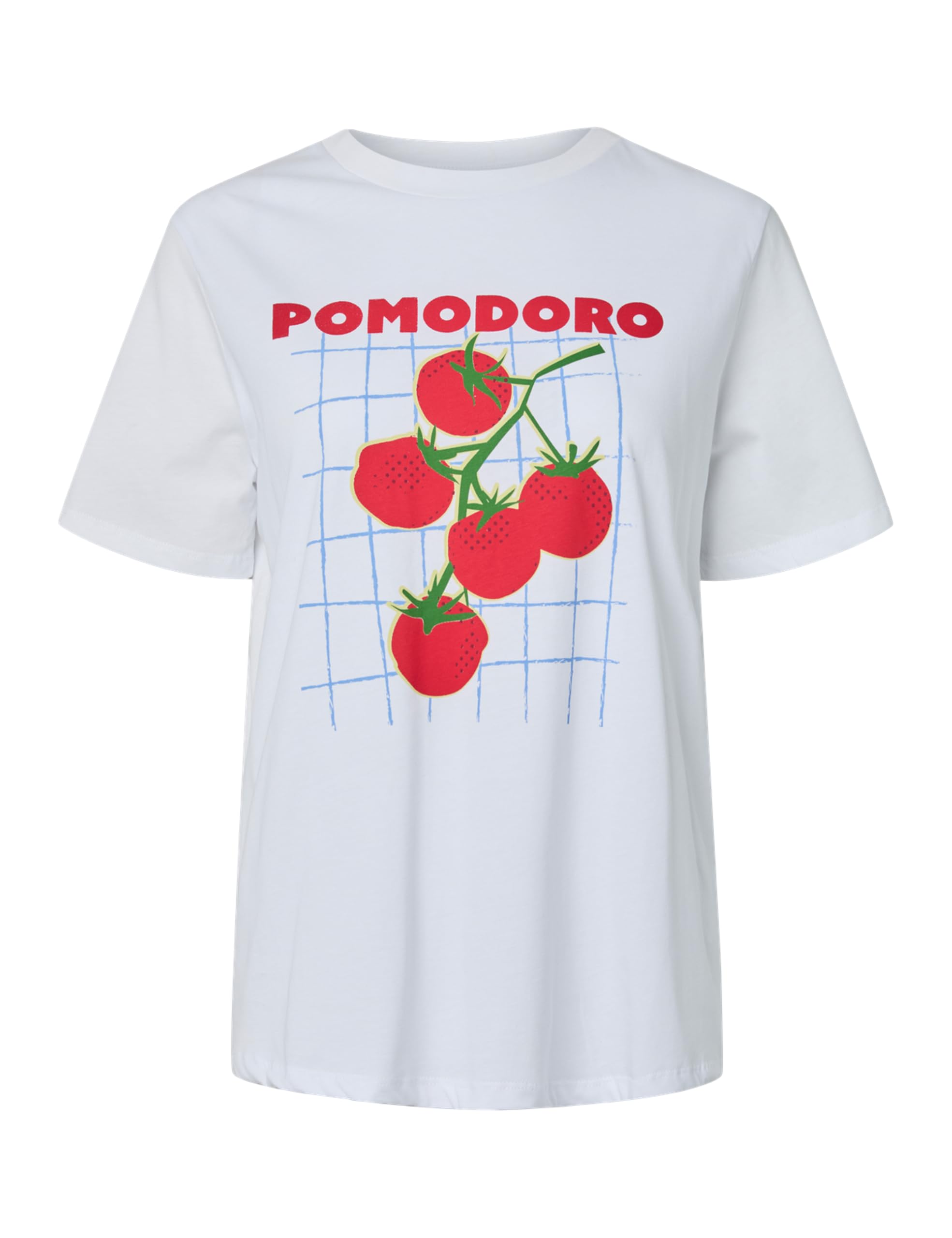 Pieces Pcpoma SS Maglietta Stampa Donna Taglia L Cotone