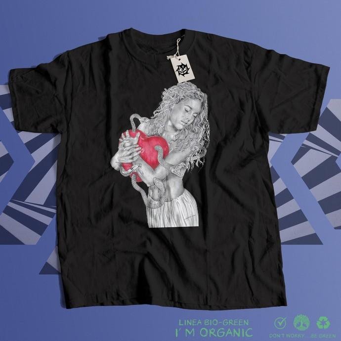 Yuna Tribe-Tee Someone To Protect t-shirt unisex cotone