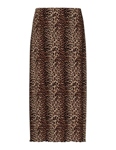Pieces Pcflora HW Midi Skirt BC Gonna Donna XS Banana Pallido