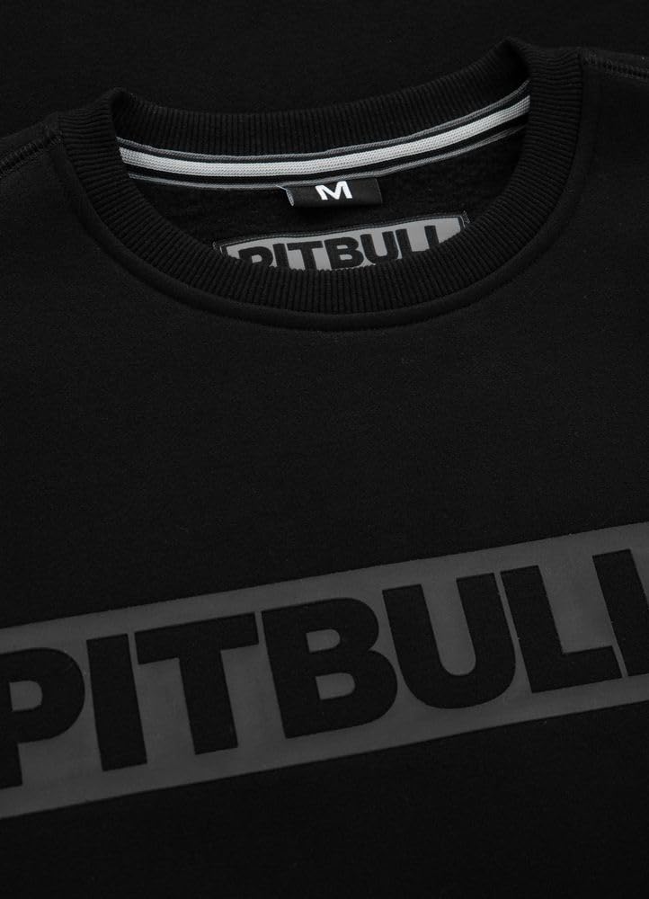 Pit Bull West Coast Hilltop felpa uomo nera in cotone XXL