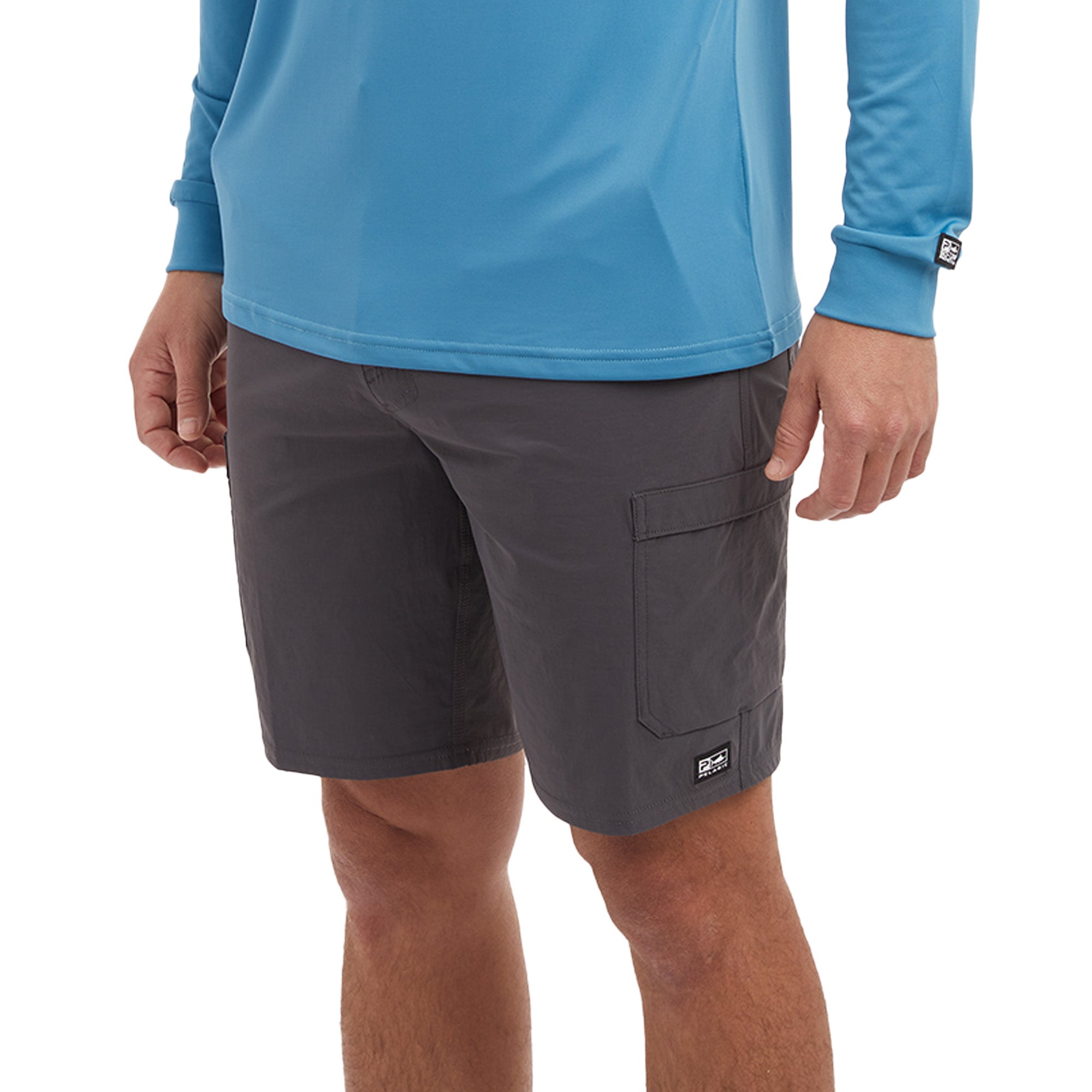 Pelagic Madeira Cargo shorts pesca uomo grafite 20 pollici