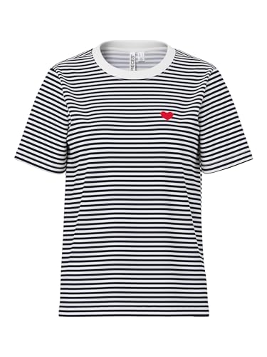 Pieces Pcmila SS Heart Tee t-shirt donna XL cuore