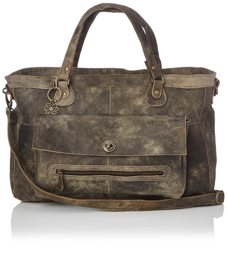 Pieces Totally Royal Leather borsa viaggio dust