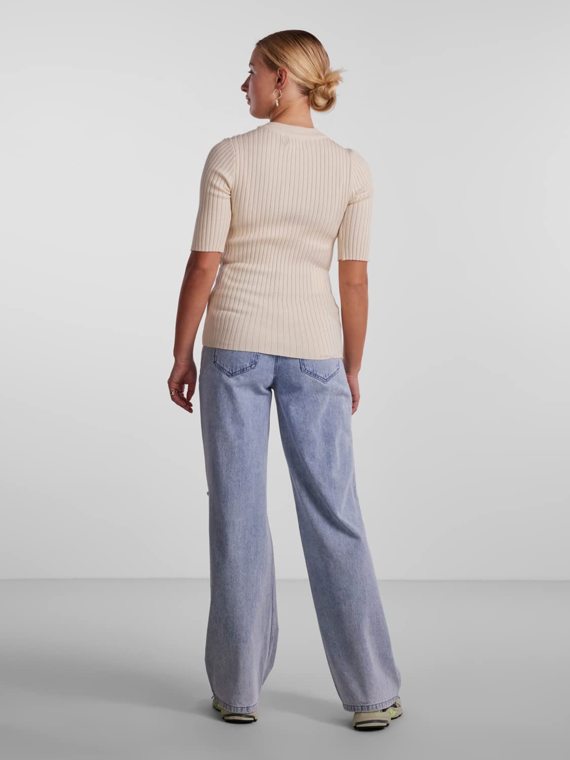 PIECES t-shirt donna betulla XS