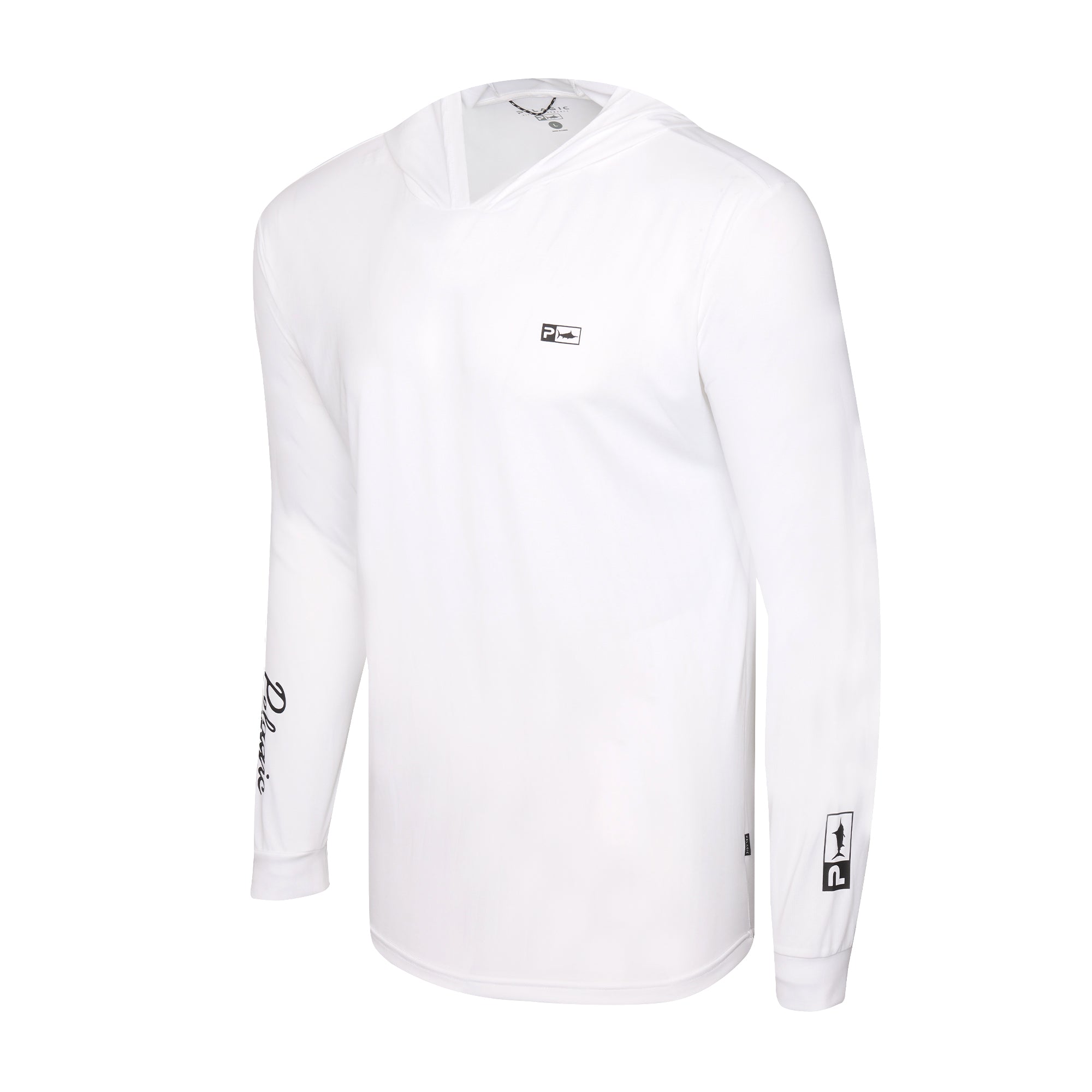PELAGIC Aquatek Yellowtail maglia pesca bianca UPF 50+