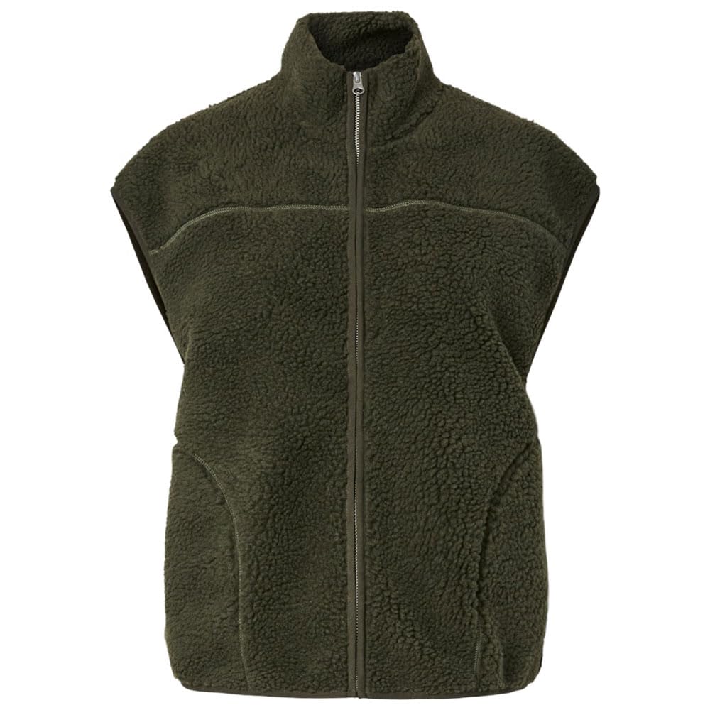 Pieces & Peace Sadia gilet pile donna 2XL con zip