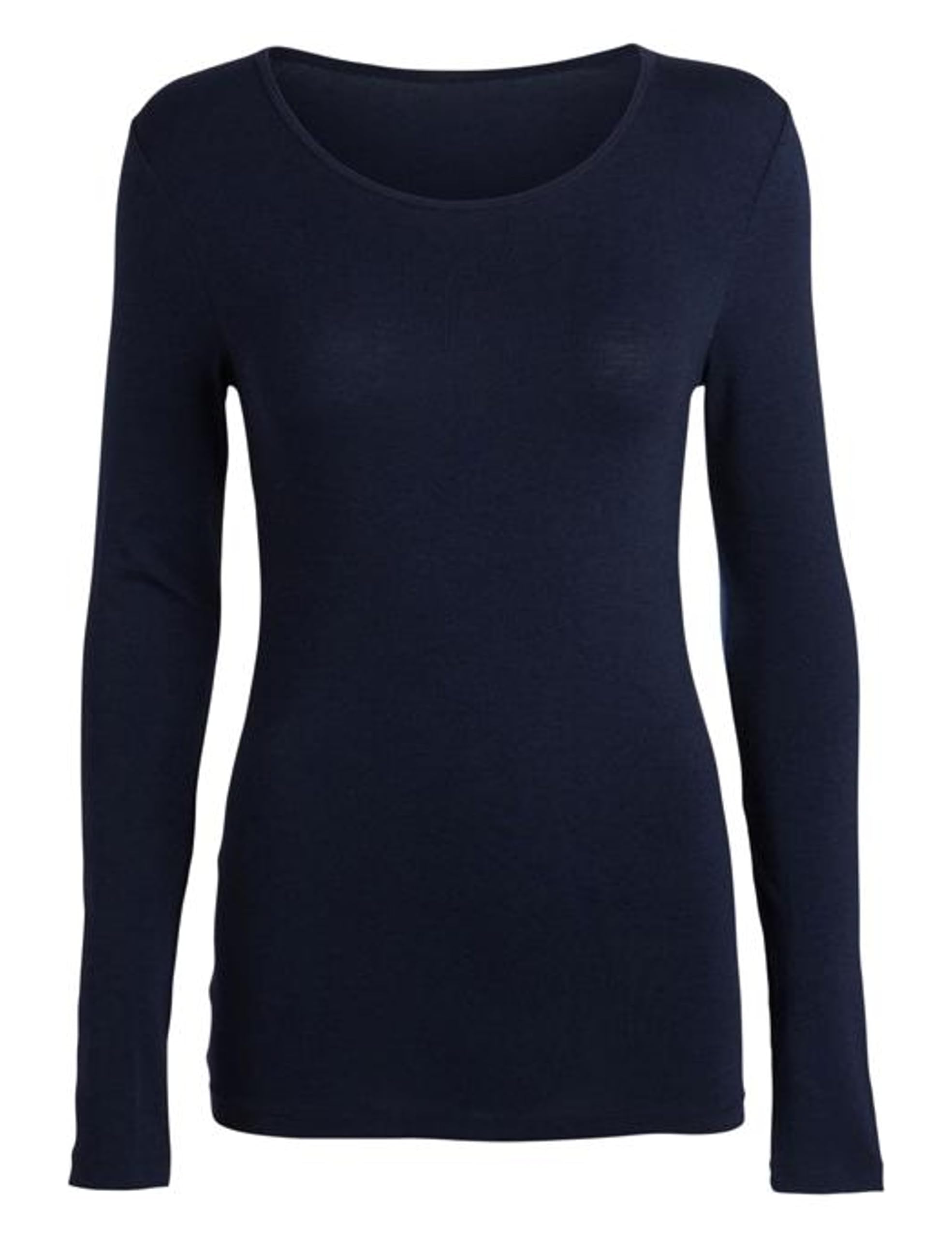 Pieces Pcholly t-shirt donna blu manica lunga