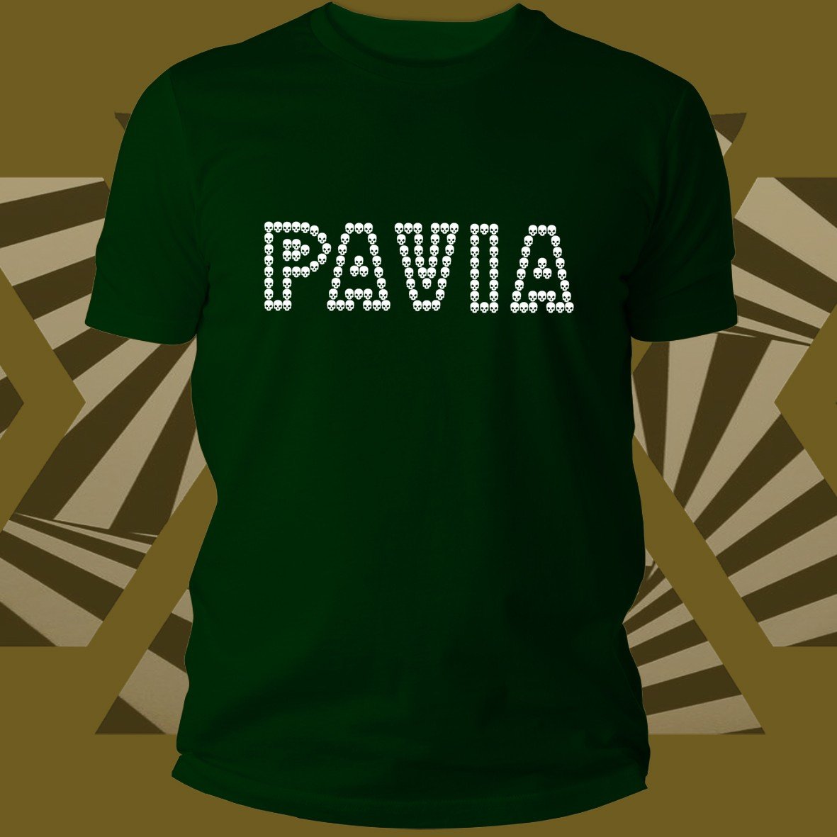 Matrix Music Store Pavia White Skull t-shirt unisex stampa digitale