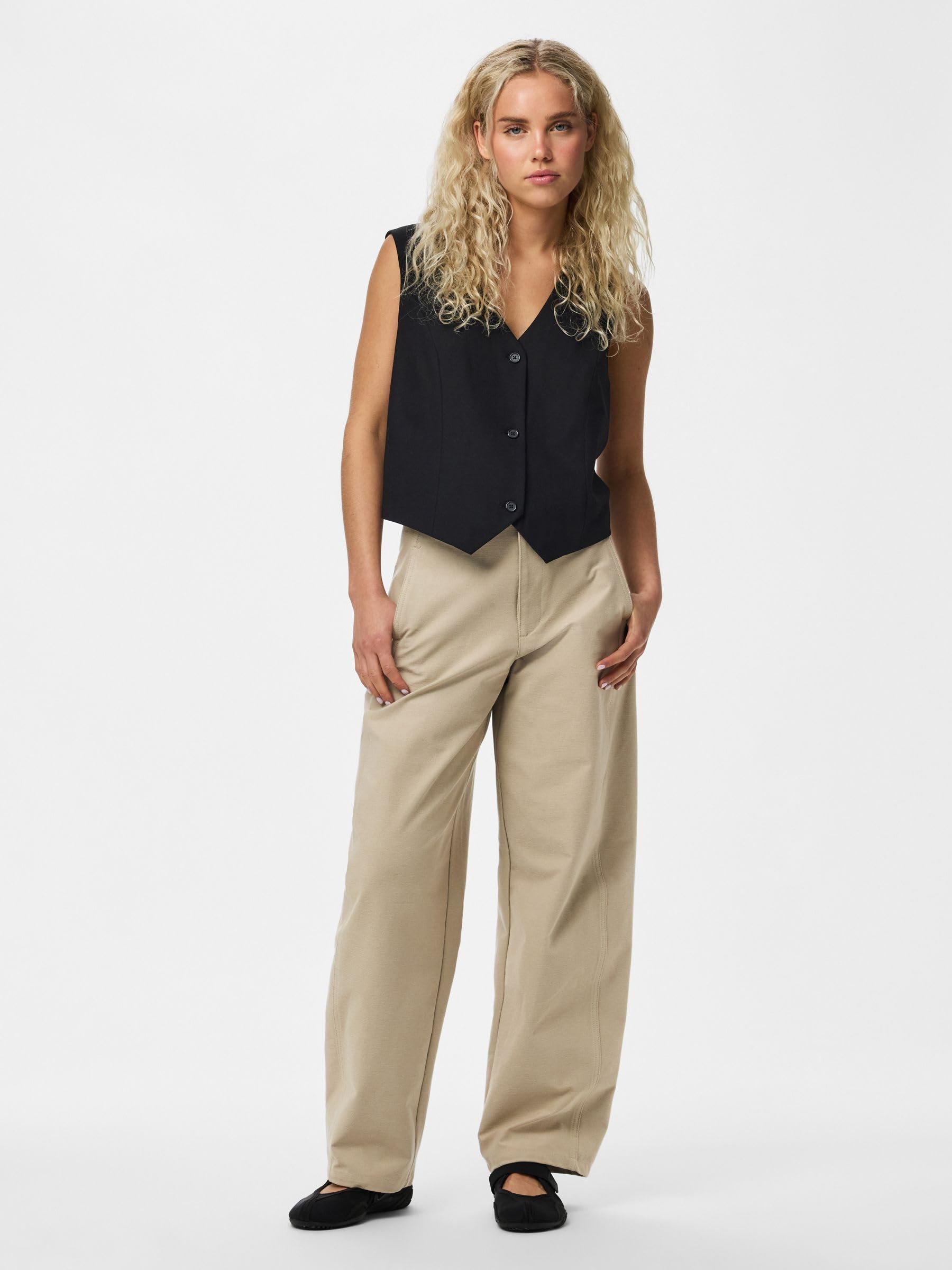 Pieces Pcbosella Vest Noos Bc gilet donna uso quotidiano