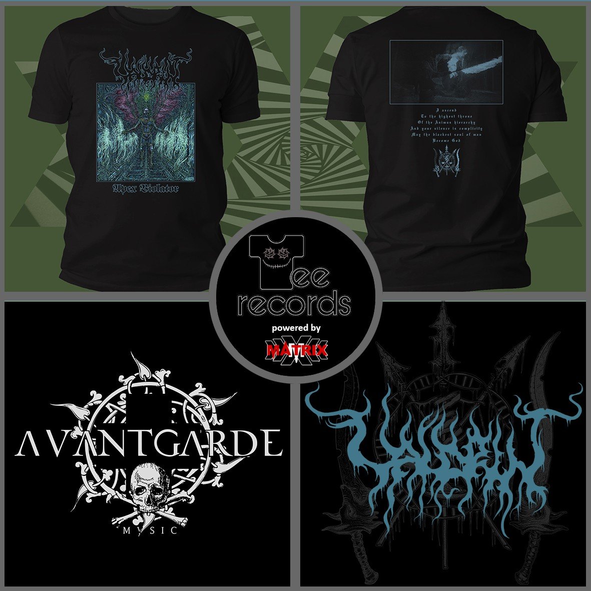 Matrix Music Store Valdrin Apex Violator t-shirt cotone organico