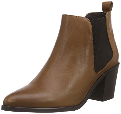 Pieces Psumiko Chelsea stivaletti donna cognac