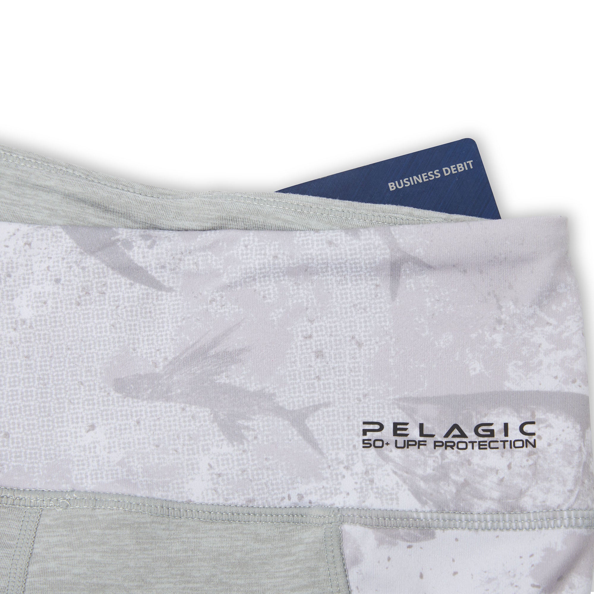 Pelagic Fiji leggings donna pesca grigio con tasca