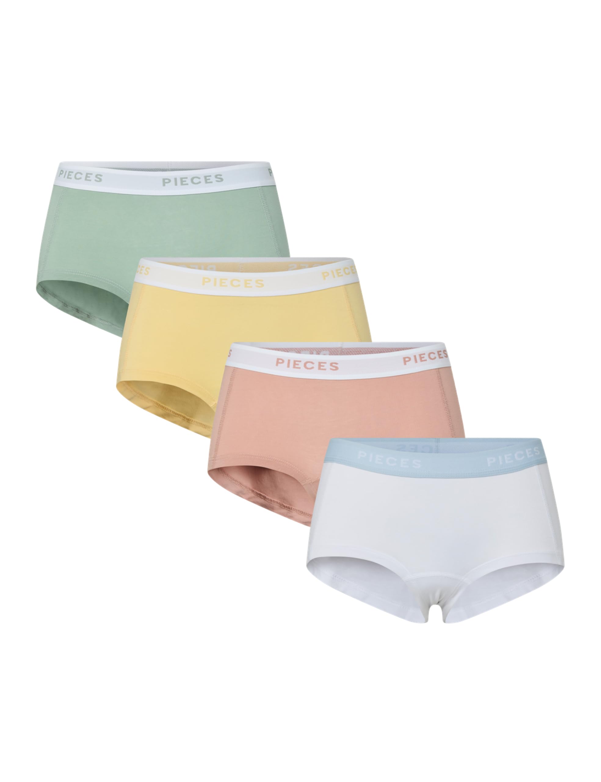 Pieces PCLOGO Lady boxer donna in cotone uso quotidiano