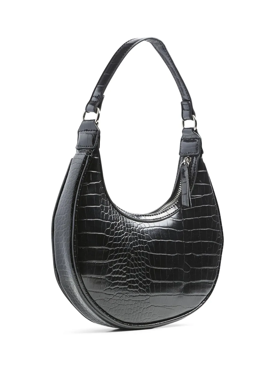PIECES Pcnanett Croco Shoulder Bag borsa effetto cocco