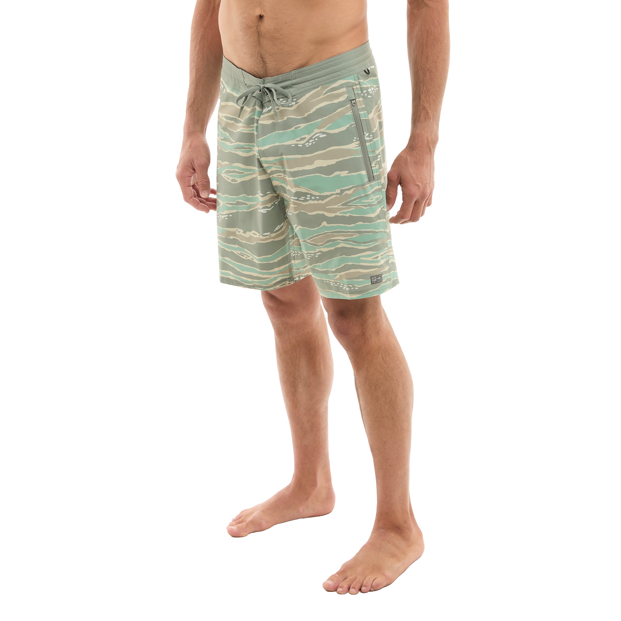 Pelagic Leaderman boardshort pesca mangrove mimetico