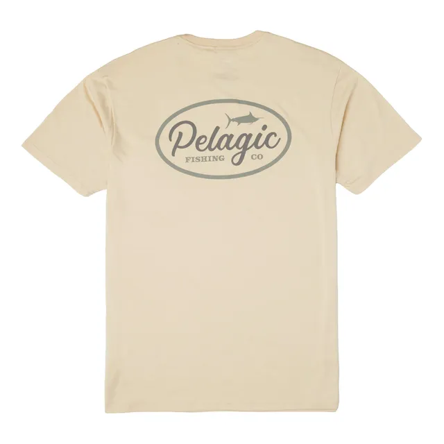 Pelagic Circled t-shirt uomo Heather Sand elasticizzata