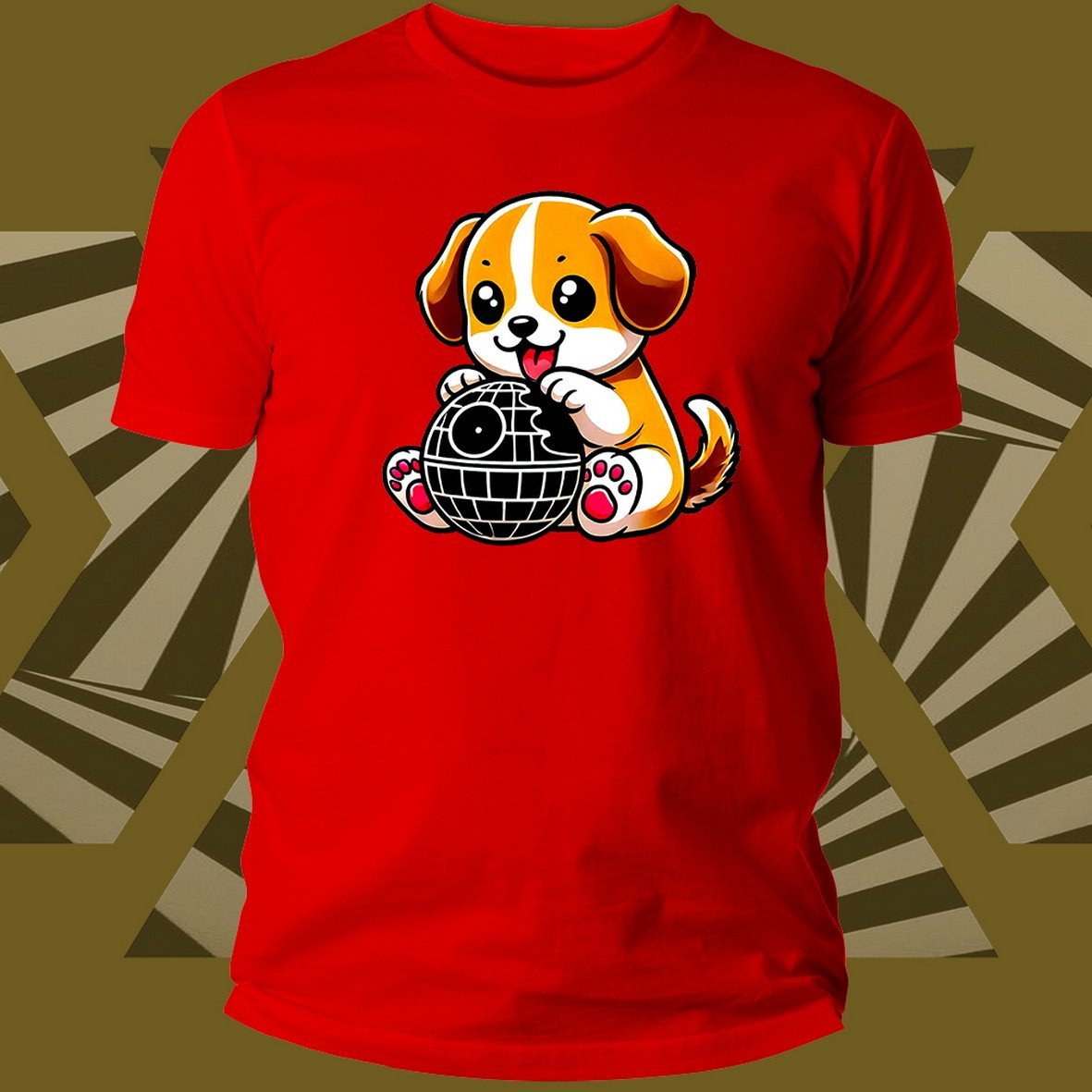 Matrix Music Store Tribe Rex Dog Death Star 1 t-shirt unisex