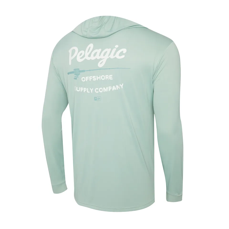 PELAGIC Aquatek Rodney maglia pesca salvia UPF 50+