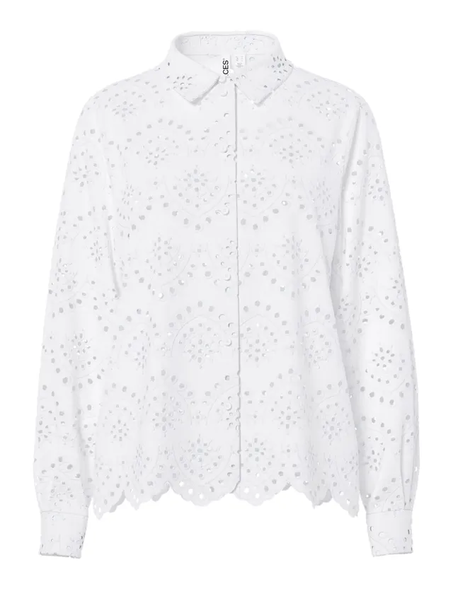 Pieces Pcvilde LS Noos camicia manica lunga taglia S