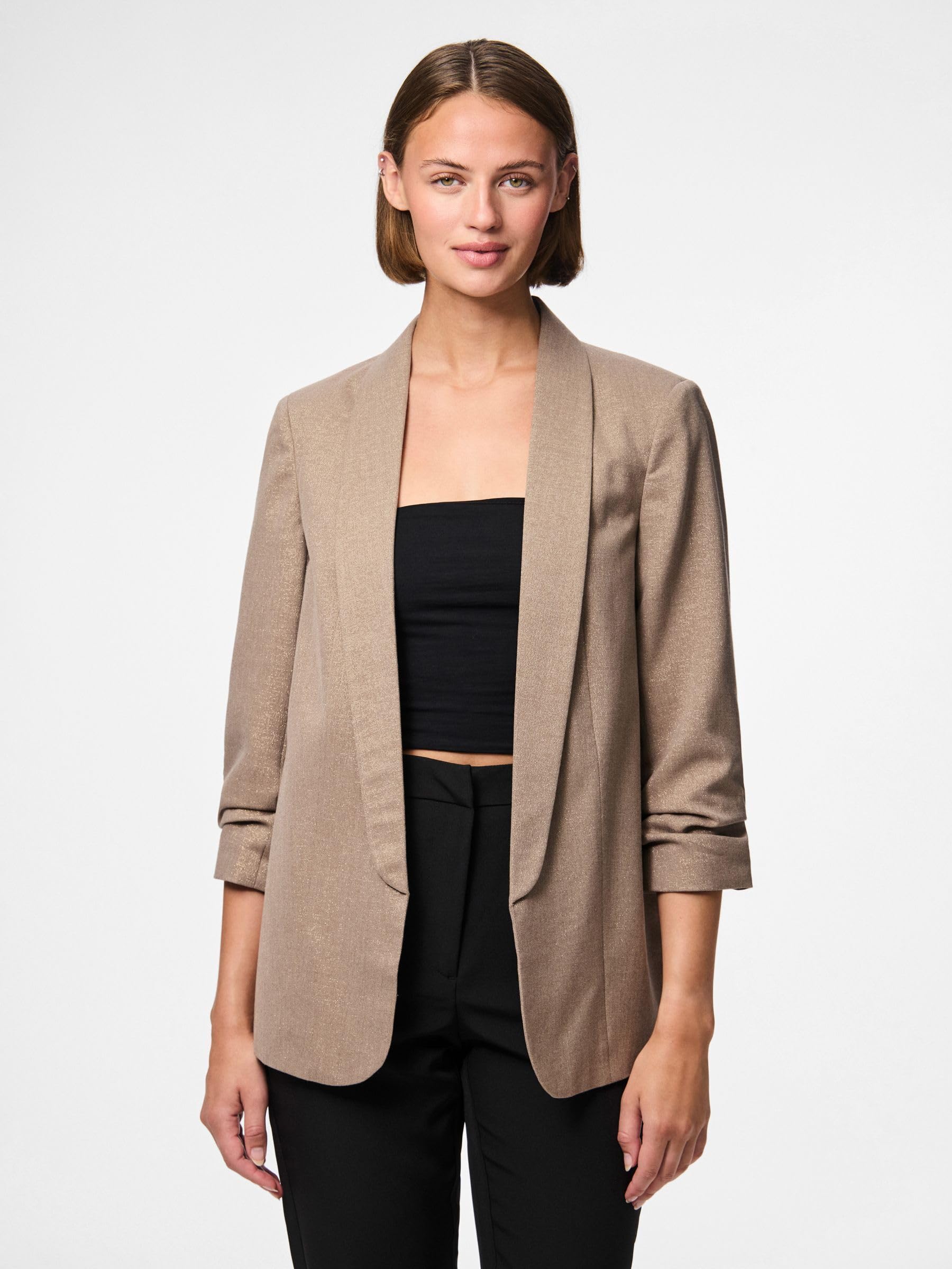 Pieces Pcbosella blazer donna glitter taglia M